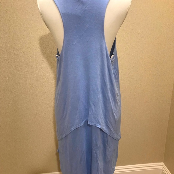 Pretty light blue tiered dress - Picture 4 of 5